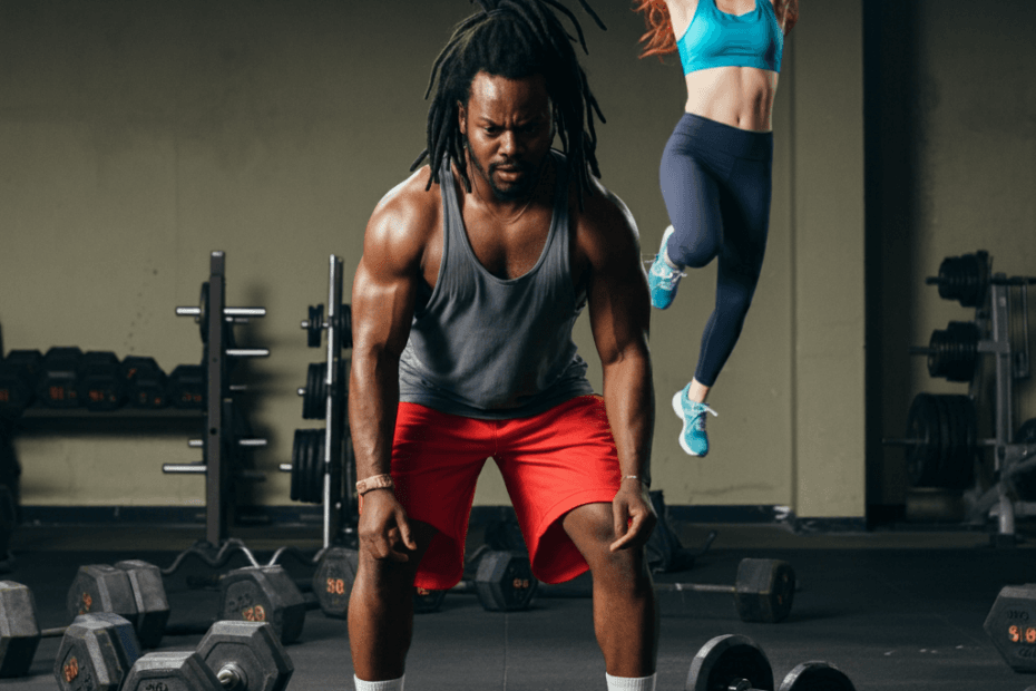 A man and a woman, feeling energized and healthy, showcasing physical and mental well-being.