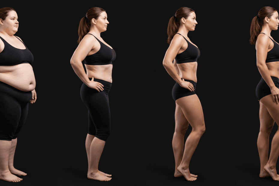 An image of different body size of women